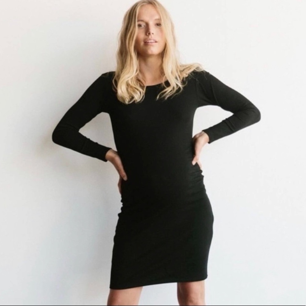 Storq Long Sleeve mini Dress Maternity 5-XL